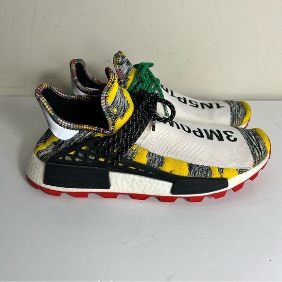 Adidas NMD Human Race Trail x Pharrell Solar Pack 2019 / BB9527 Size 11.5 Men’s - Picture 11 of 12